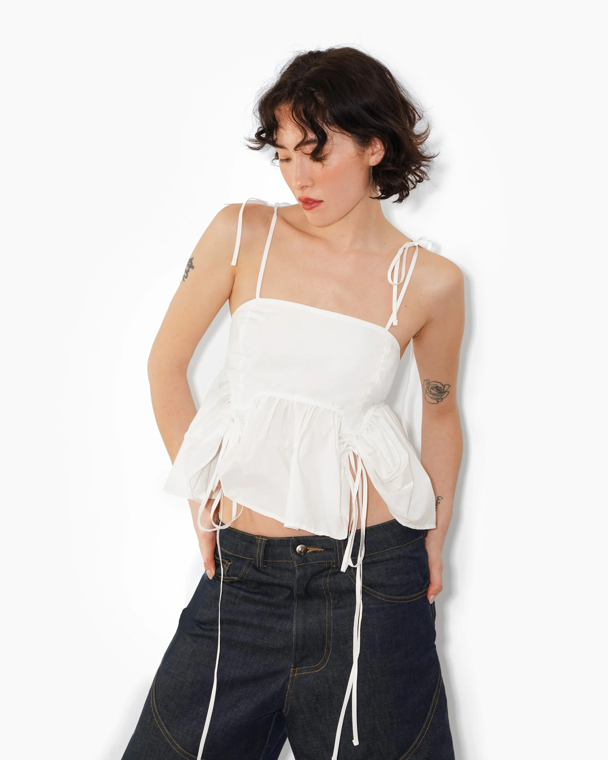 BUTTERFLY BLOUSE IN LILY WHITE - Image 6