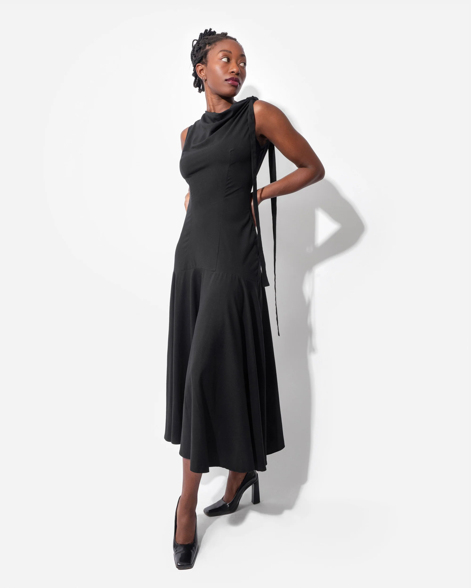 MAYA DRESS IN OBSIDIAN - Image 3
