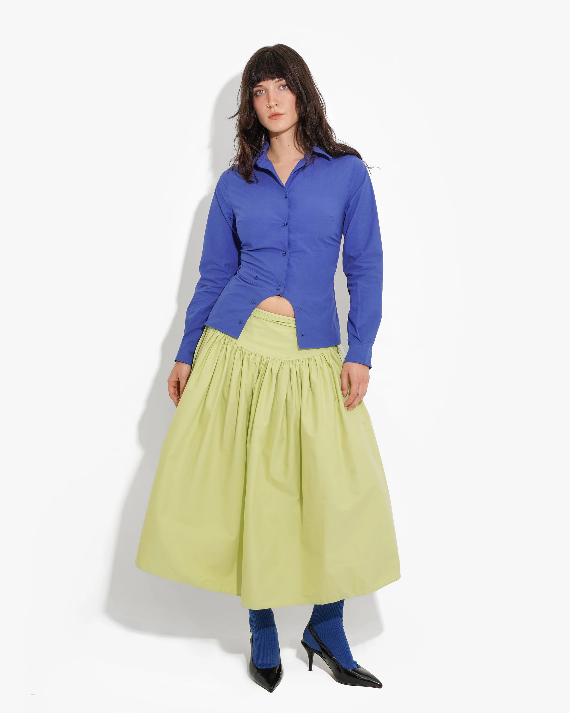 MEANDER BUTTON UP IN LAPIS - Image 3