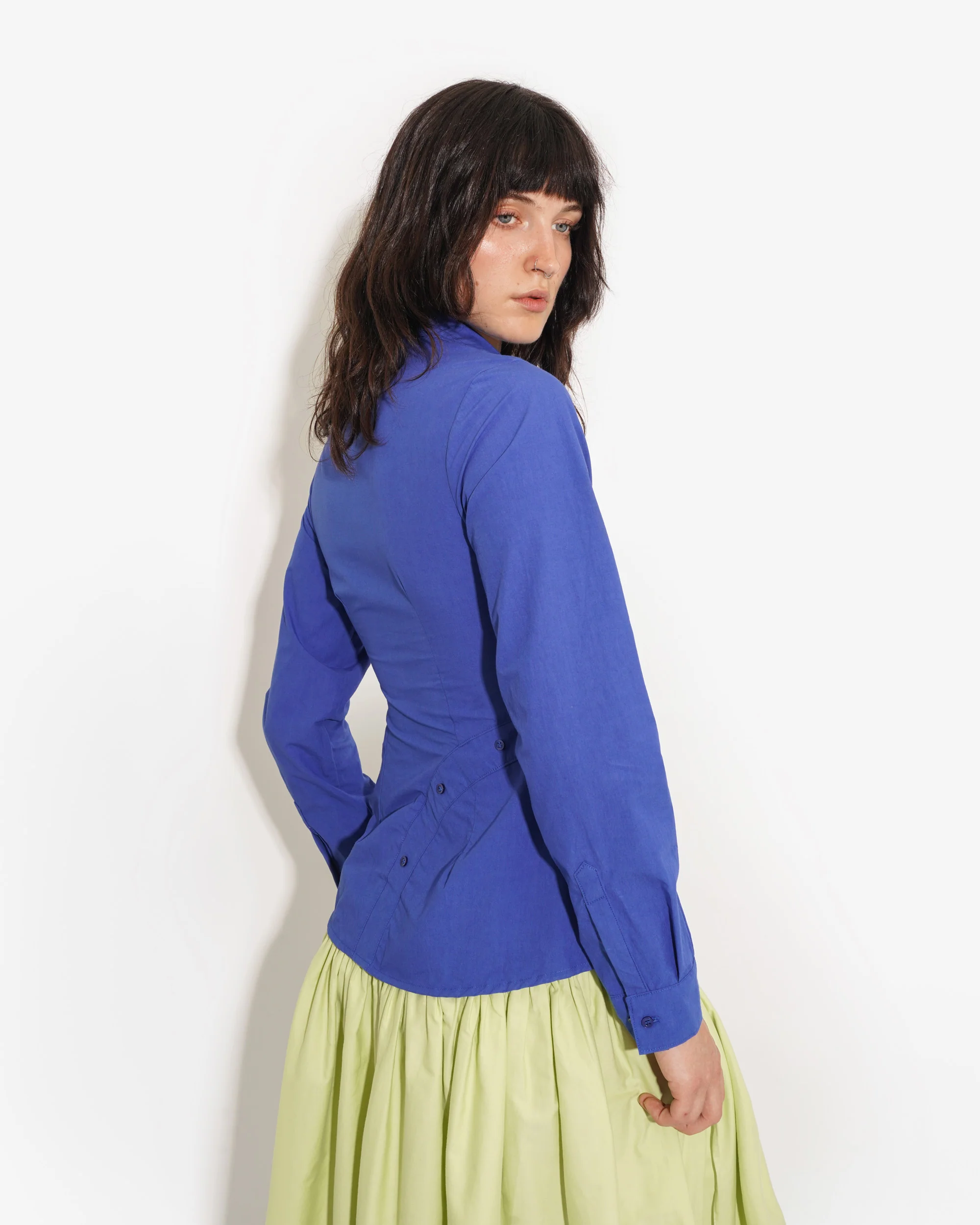 MEANDER BUTTON UP IN LAPIS - Image 4
