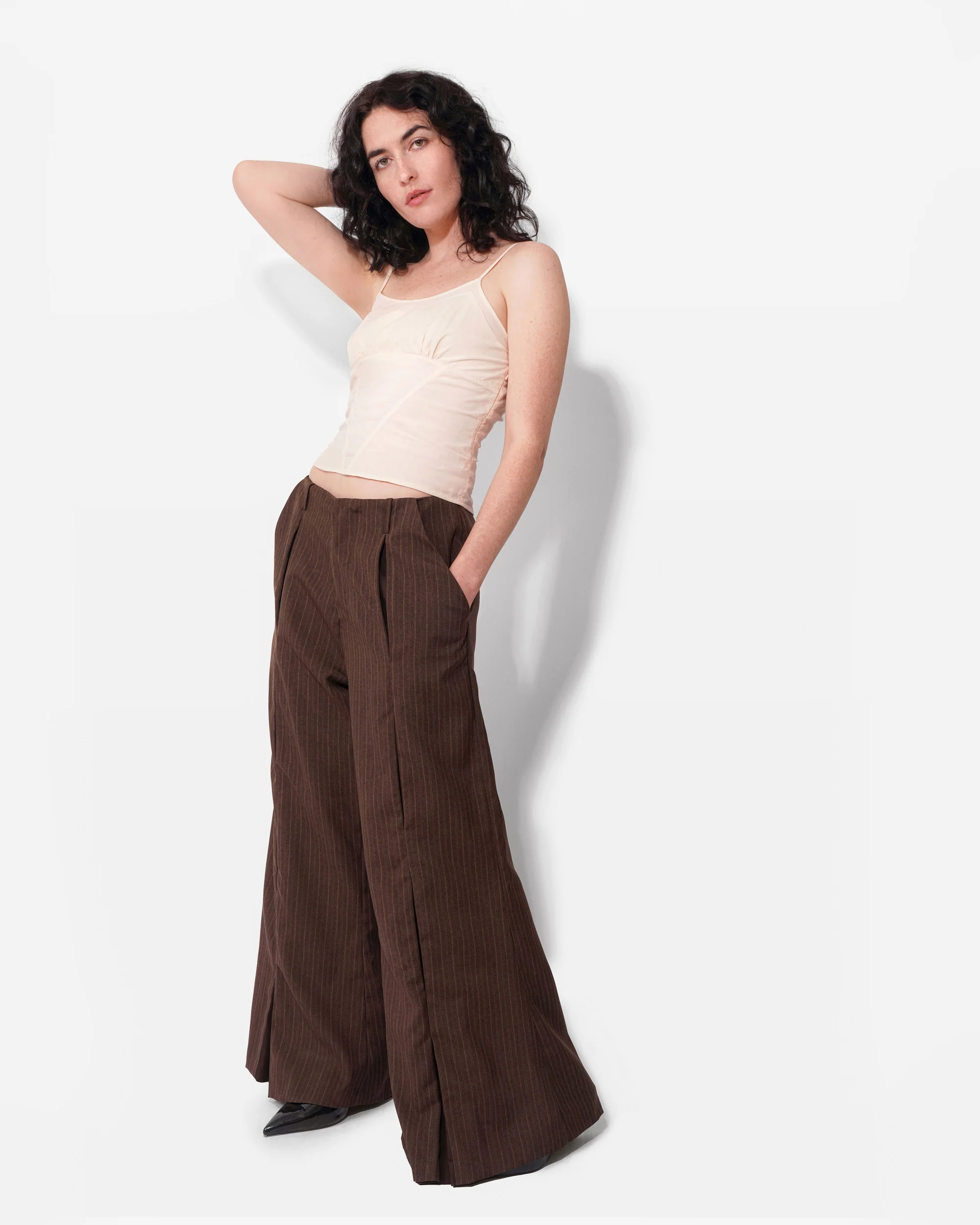 PEARL CAMISOLE IN IVORY - Image 3