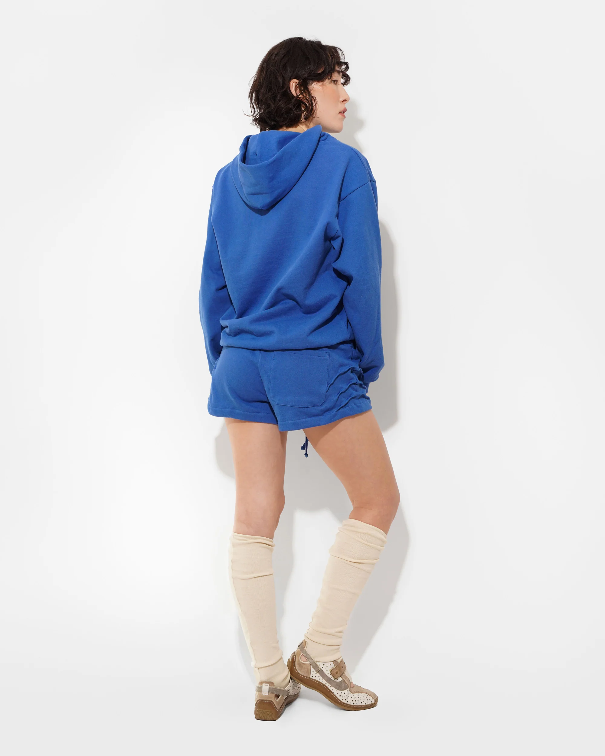 RIPPLE SHORTS IN LAPIS - Image 4